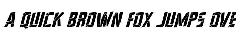 Preview of Frank-n-Plank Rotalic Italic font