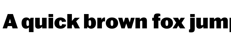 Preview of Franklin Gothic ATF Black font