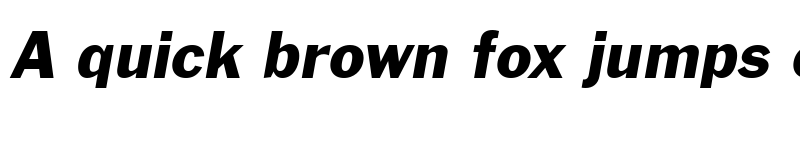 Preview of Franklin Gothic ITALIC font