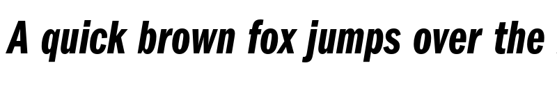 Preview of FranklinGothic URW Comp Demi Italic font