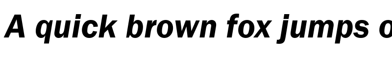 Preview of FranklinGothic URW Demi Italic font