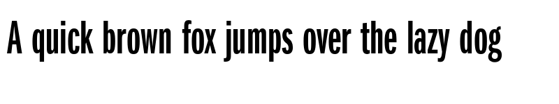 Preview of FranklinGothic URW Ext Comp D Demi font