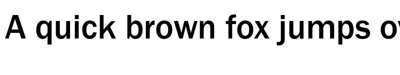 Preview of FranklinGothic URW Medium font