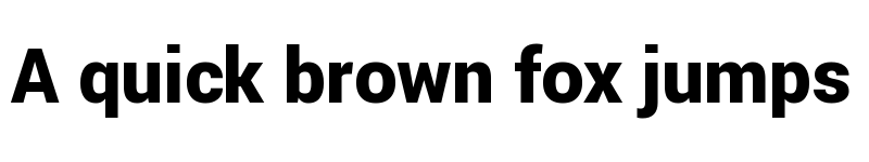 Preview of Franko Black font