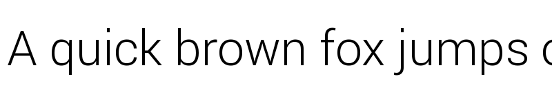 Preview of Franko Light font