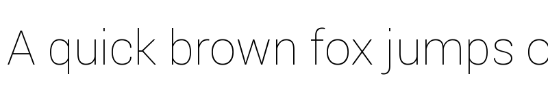 Preview of Franko Thin font