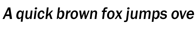 Preview of Franskton Italic font