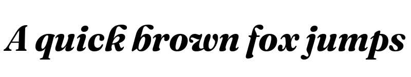 Preview of Fraunces 72pt S000 Bold Italic font