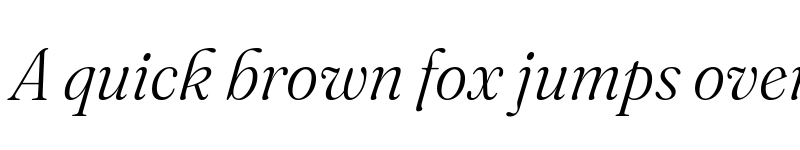 Preview of Fraunces 72pt S000 Light Italic font