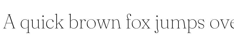 Preview of Fraunces 72pt S000 Thin font