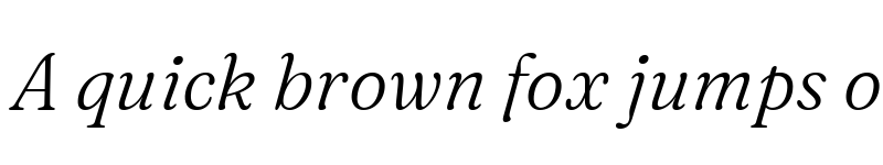 Preview of Fraunces 9pt S000 Light Italic font