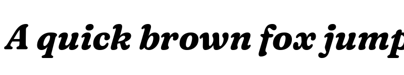 Preview of Fraunces 9pt S050 Bold Italic font