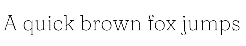 Preview of Fraunces 9pt S050 Thin font