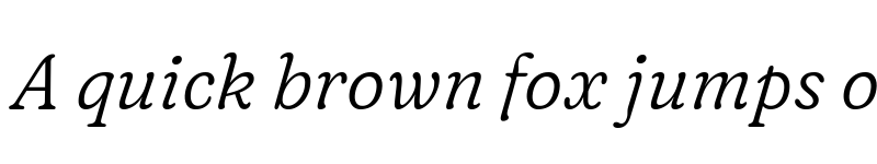 Preview of Fraunces 9pt S100 Light Italic font