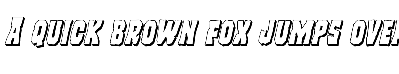 Preview of Freakfinder 3D Italic Italic font