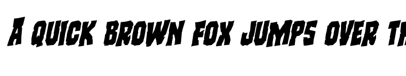 Preview of Freakfinder Rotalic Italic font