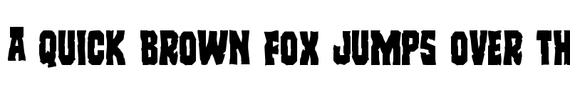 Preview of Freakfinder Staggered Regular font