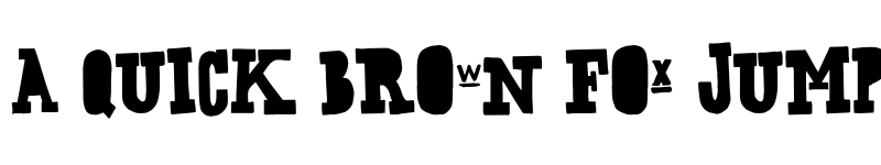 Preview of Freaking Strange Regular font