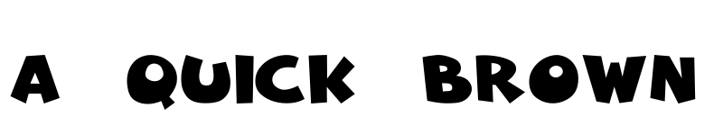 Preview of Freakomix Regular font