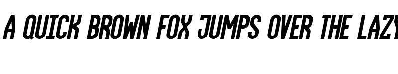 Preview of FrederickSans Italic font