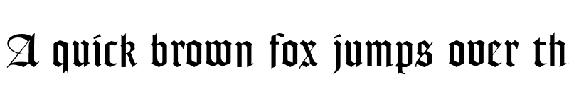 Preview of FrederickText Regular font