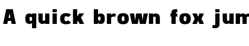 Preview of Freeroad Black Regular font