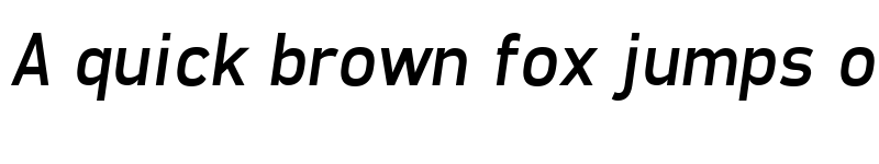 Preview of Freeroad Italic font