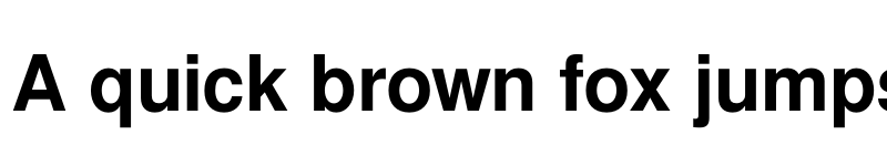 Preview of FreeSans Bold font