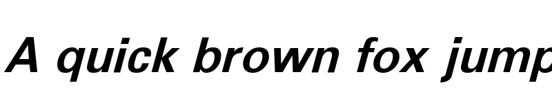 Preview of FreeUniversal BoldItalic font