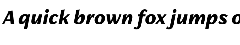 Preview of FreightNeo Pro Black Italic font