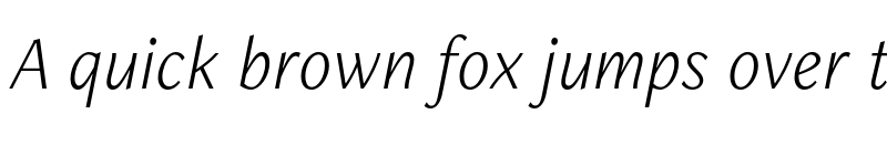 Preview of FreightNeo Pro Light Italic font