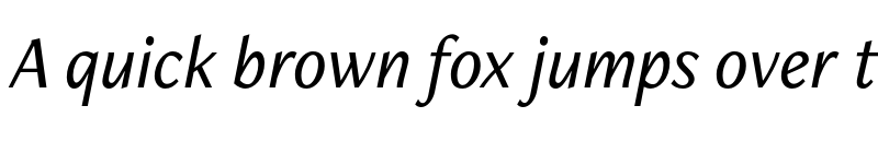 Preview of FreightNeo Pro Medium Italic font