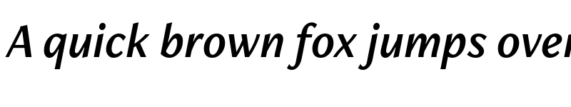 Preview of FreightNeo Pro Semi Italic font