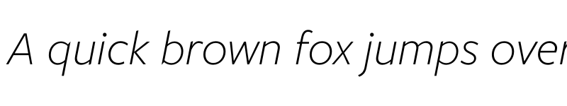 Preview of FreightSans Pro Light Italic font