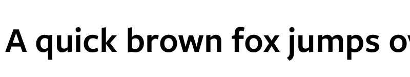 Preview of FreightSans Pro Semibold font