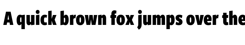 Preview of FreightSansCmpPro Black font