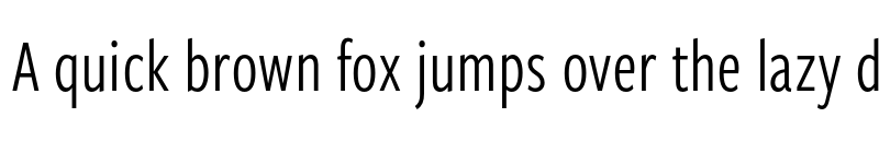 Preview of FreightSansCmpPro Book font