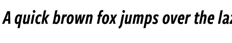 Preview of FreightSansCmpPro Semi Italic font