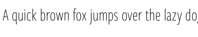 Preview of FreightSansHCmpPro XLight font