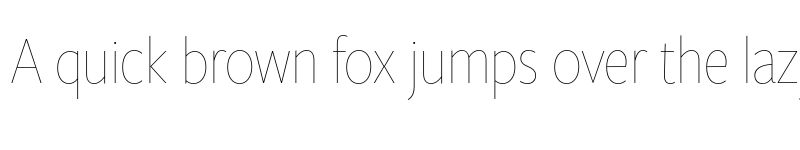 Preview of FreightSansHCndPro Hairline font