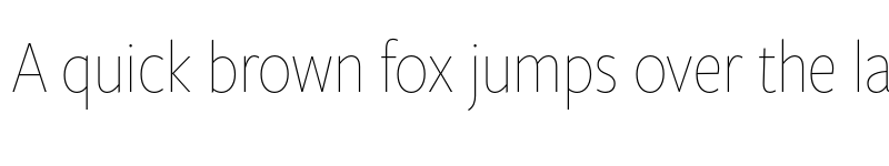 Preview of FreightSansHCndPro Thin font