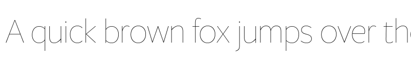 Preview of FreightSansHPro Hairline font