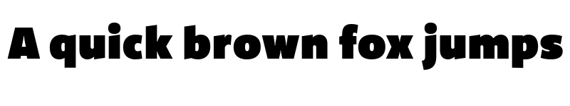 Preview of FreightSansUCndPro UltraBlack font