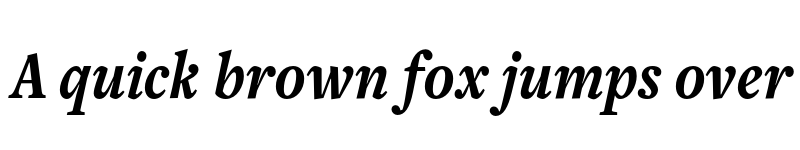 Preview of FreightTextCmp Pro Bold Italic font