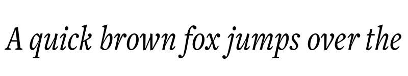 Preview of FreightTextCmp Pro Book Italic font