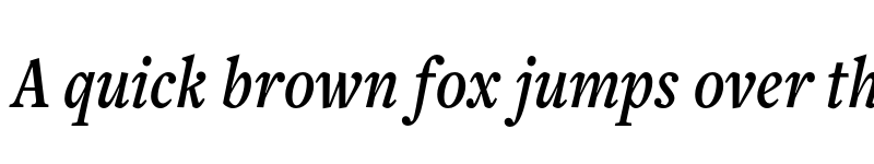 Preview of FreightTextCmp Pro Semibold Italic font