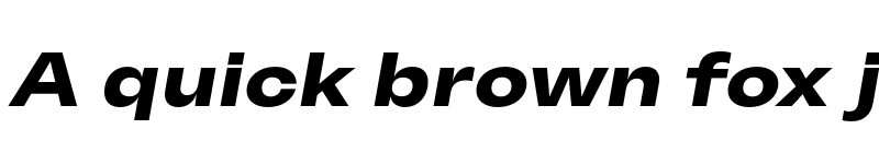 Preview of Freizeit 120 ExtraBold Slanted font