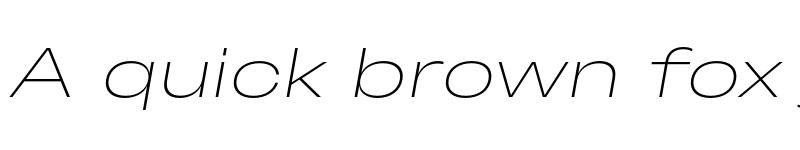 Preview of Freizeit 140 ExtraLight Slanted font