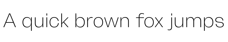 Preview of Freizeit Trial ExtraLight font