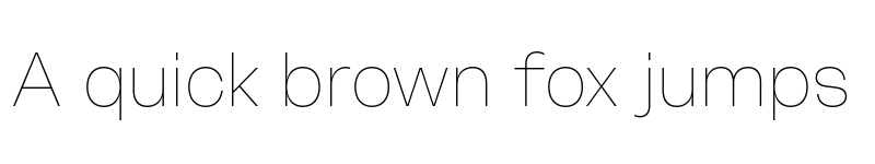 Preview of Freizeit Trial Thin font